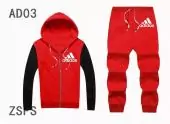 adidas ensemble Trainingsanzug mann coton sport jogging adm335